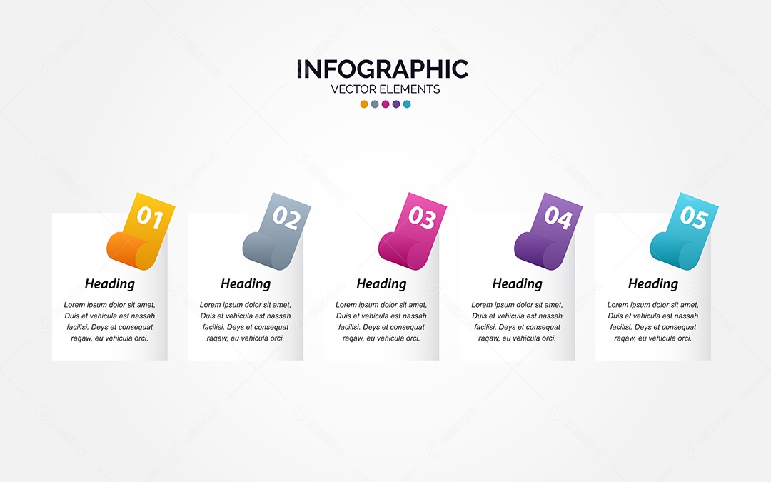 Infográfico Ilustração Vetor EPS