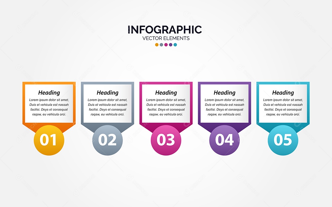 Infográfico Ilustração Vetor EPS