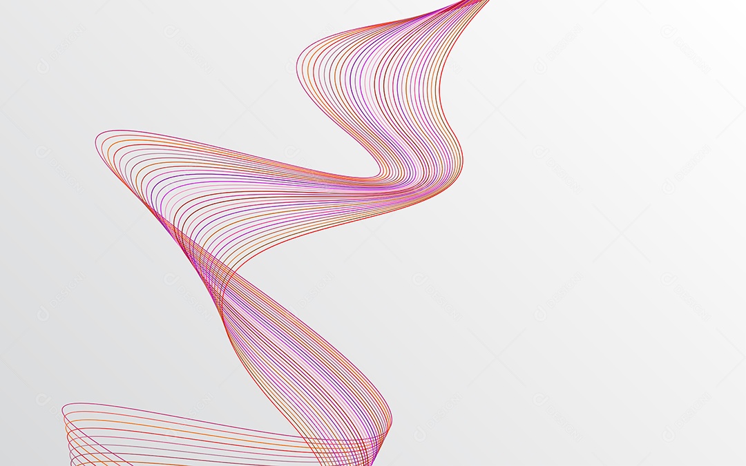 Background Ondulado Ilustração Vetor EPS