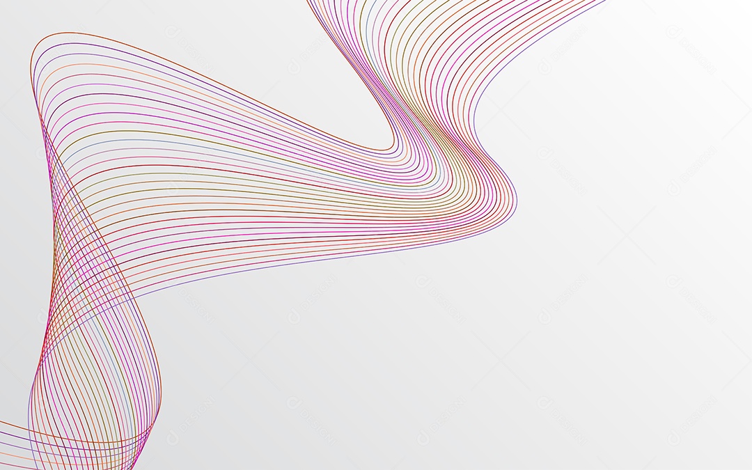 Background Ondulado Ilustração Vetor EPS