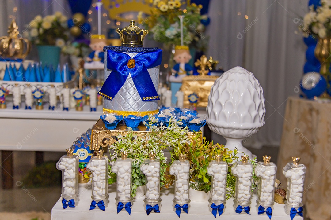 Mesa de doces comida aniversario festa