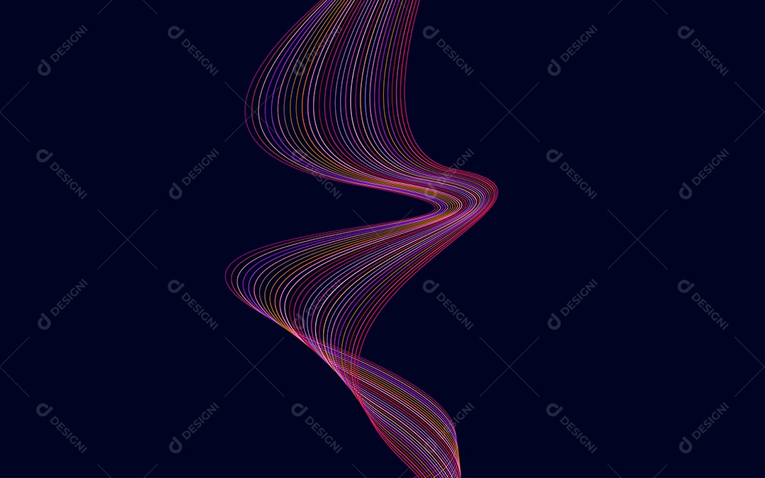 Conjunto de Padrões Geométricos de Linhas Vetor EPS