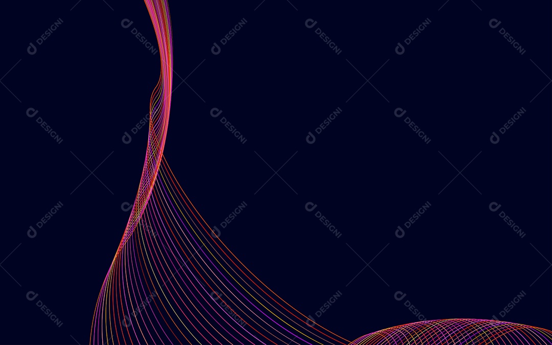 Conjunto de Padrões Geométricos de Linhas Vetor EPS