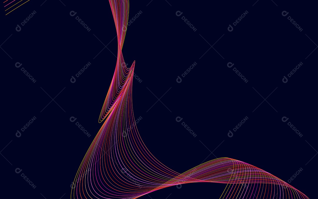 Conjunto de Padrões Geométricos de Linhas Vetor EPS