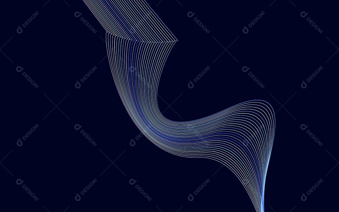 Conjunto de Padrões Geométricos de Linhas Vetor EPS