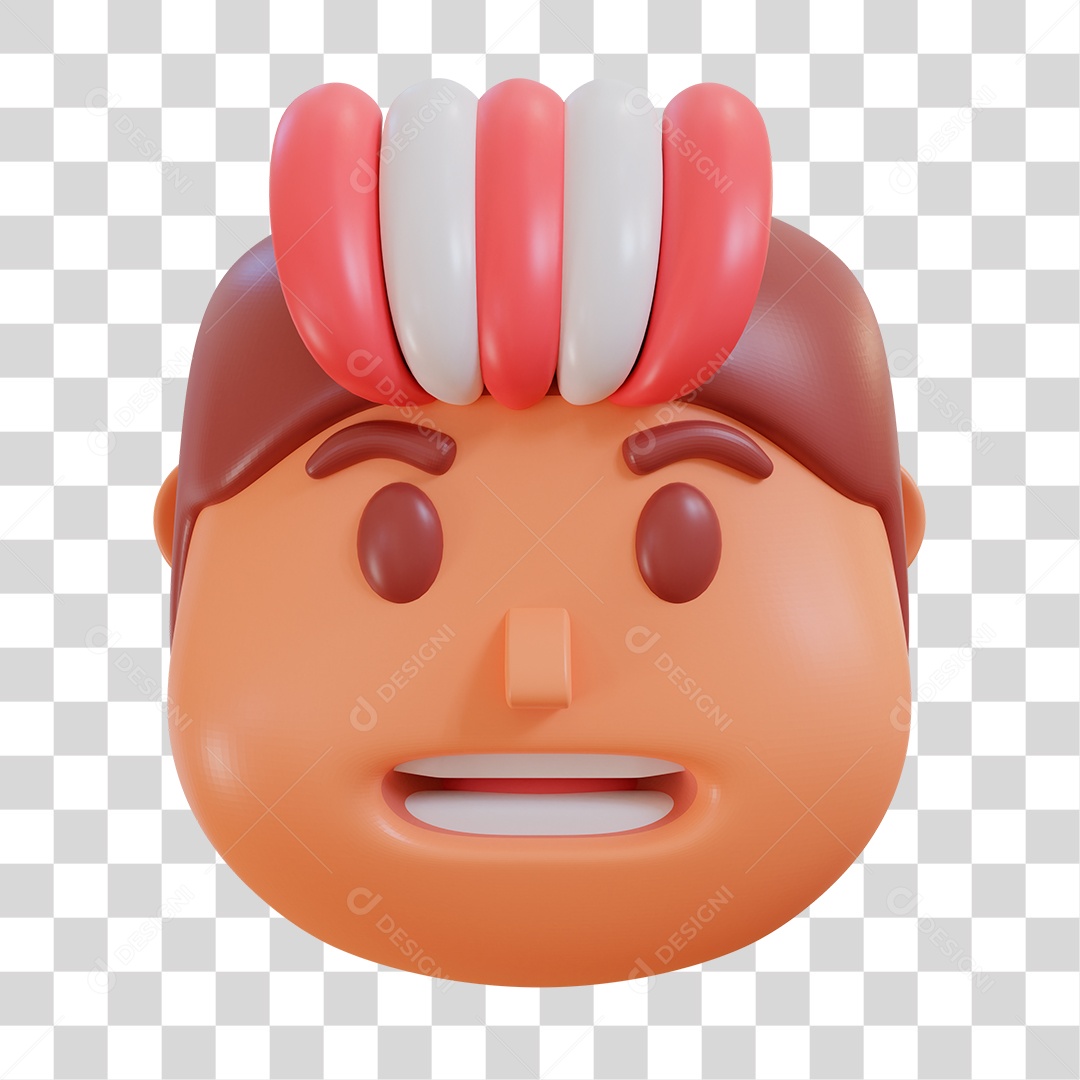 Avatar de Cabeça de Homem PNG Transparente