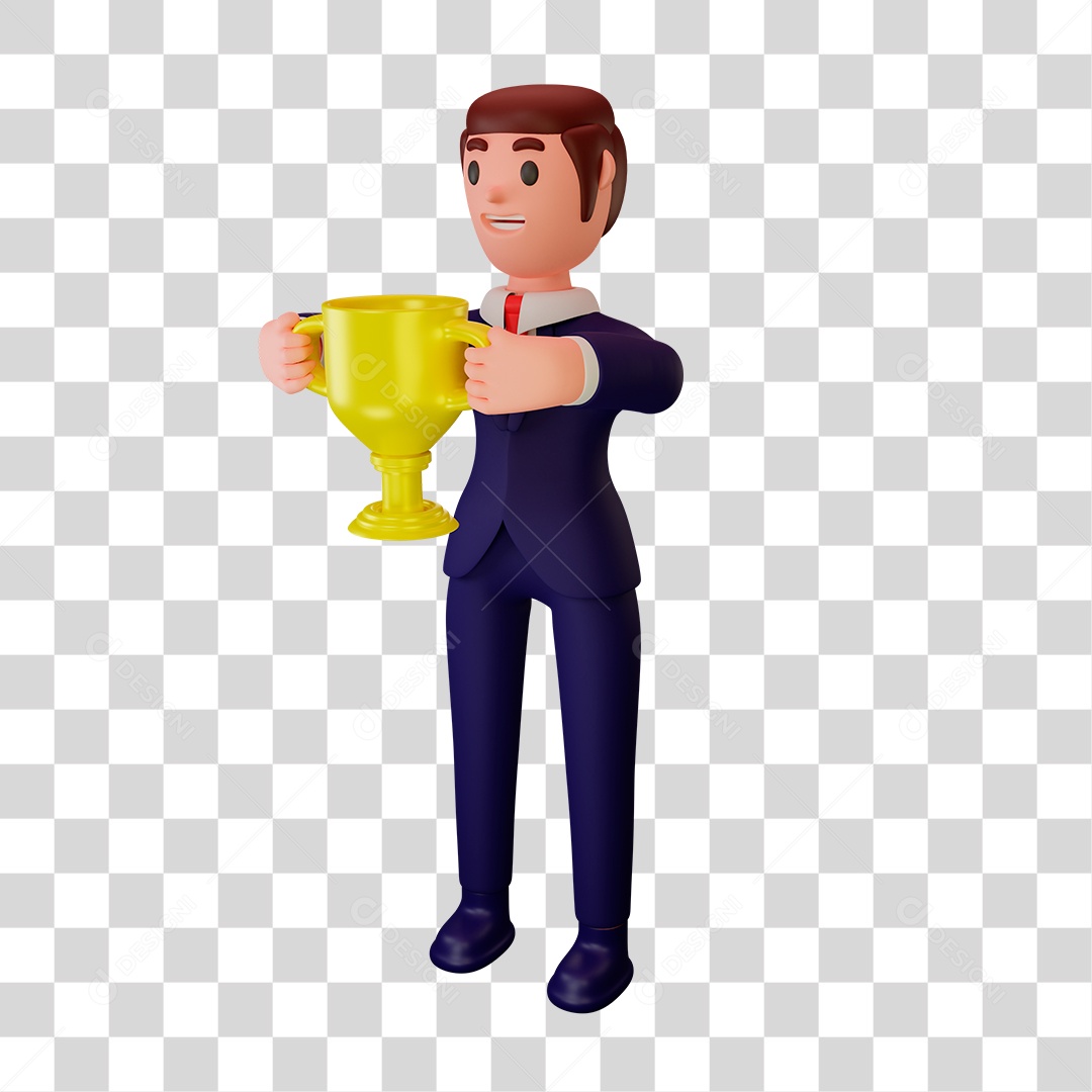 Personagem de Homem bem Vestido PNG Transparente