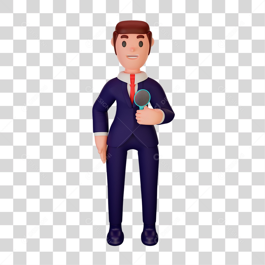 Personagem de Homem bem Vestido PNG Transparente