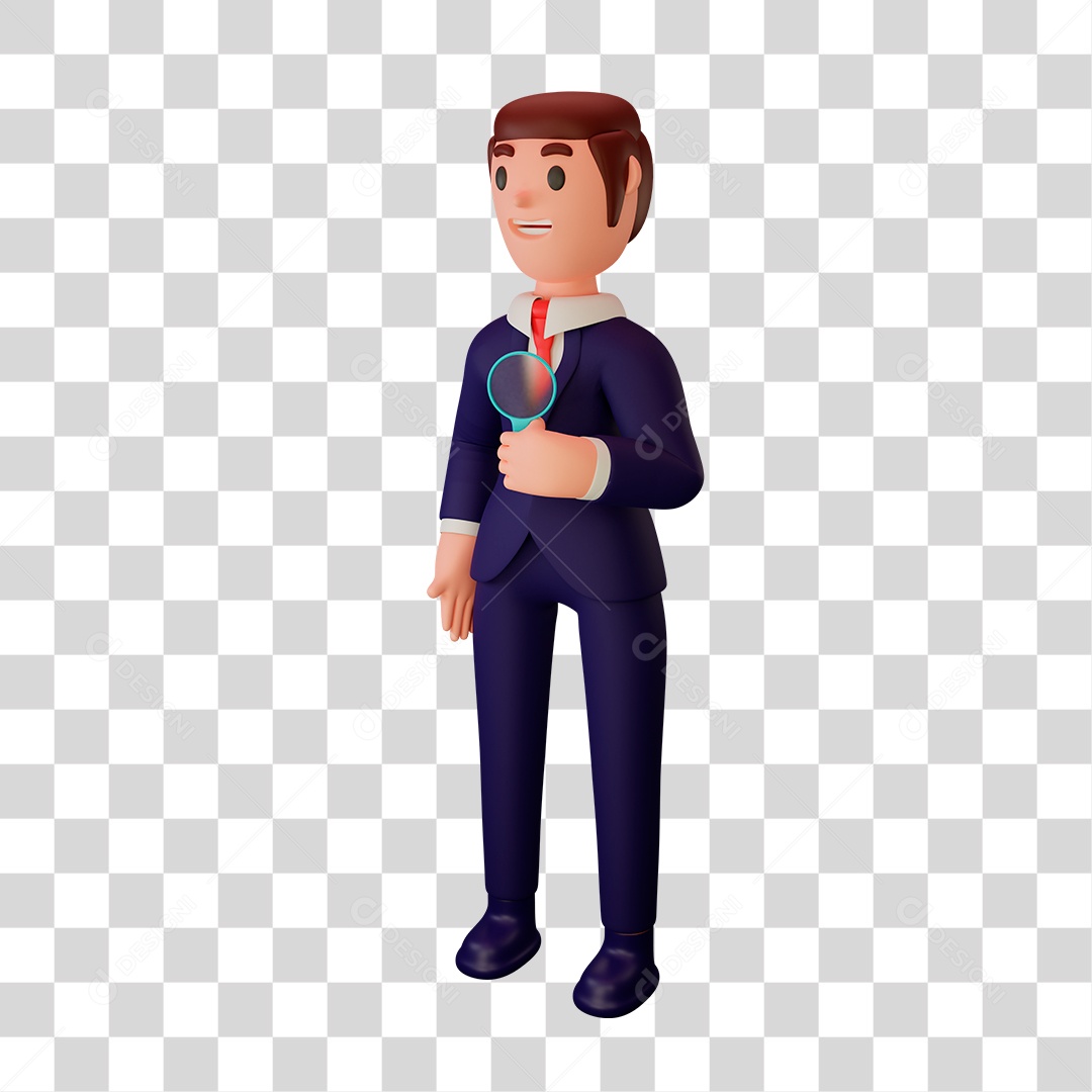 Personagem de Homem bem Vestido PNG Transparente