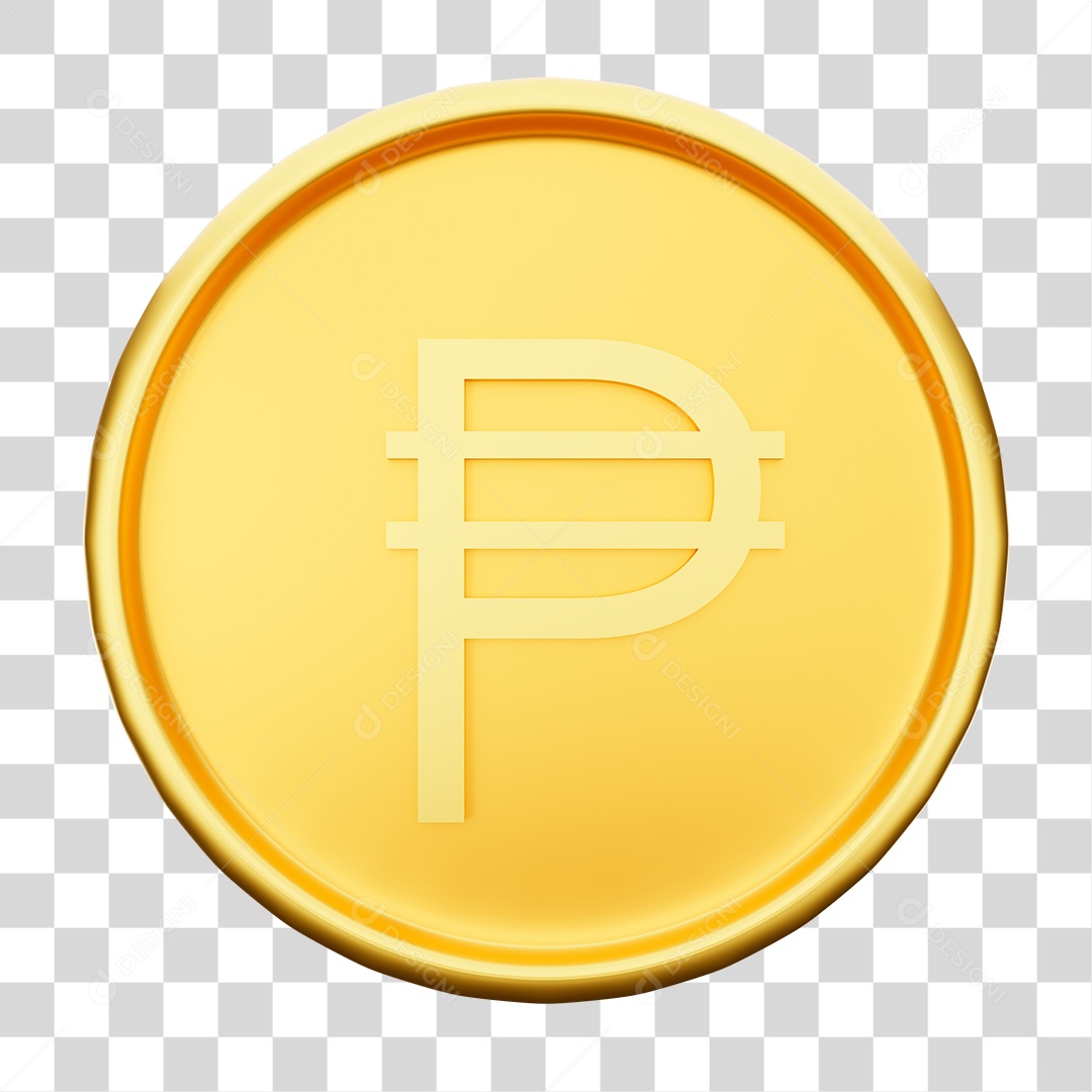 Criptomoeda Elemento 3D PNG Transparente