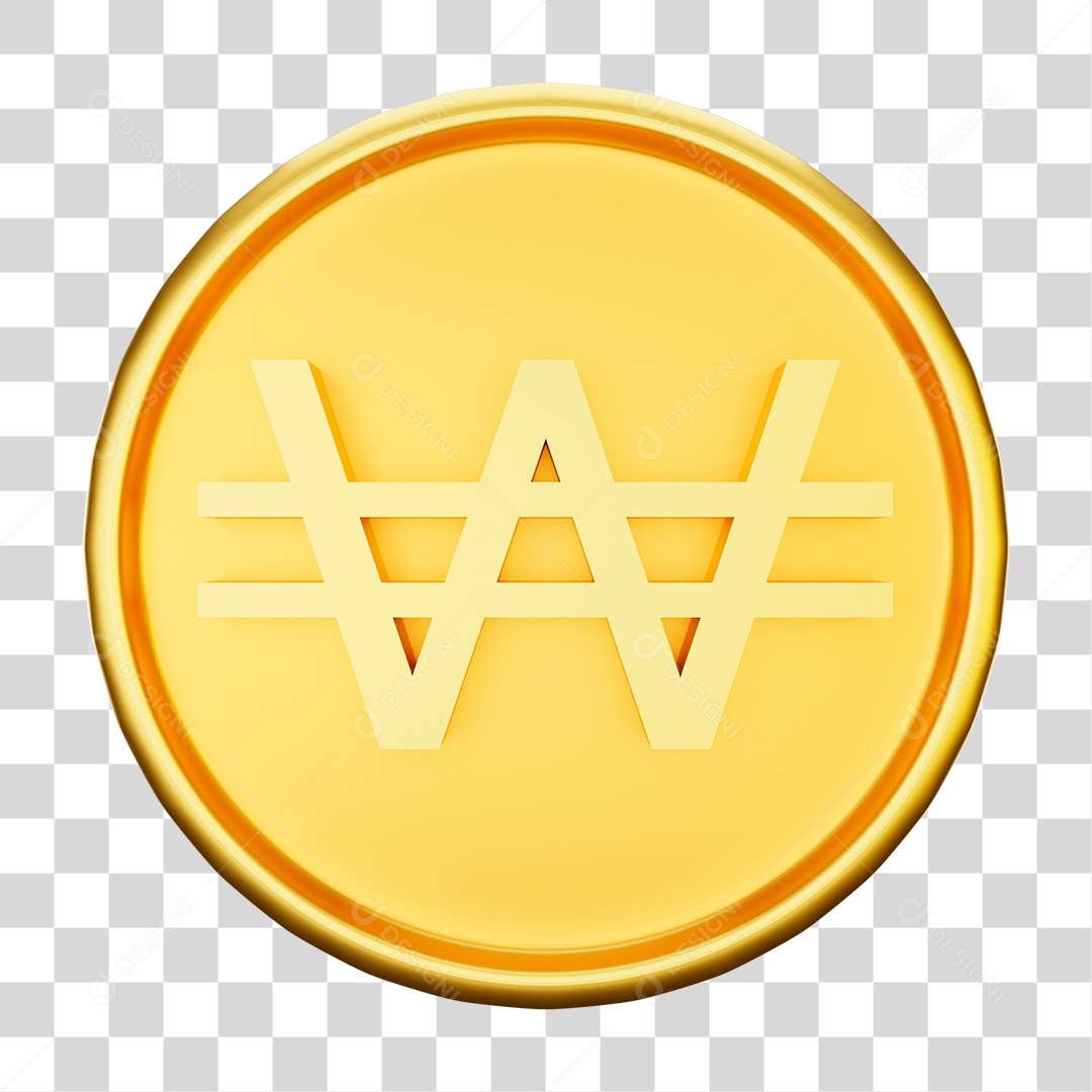 Criptomoeda Elemento 3D PNG Transparente