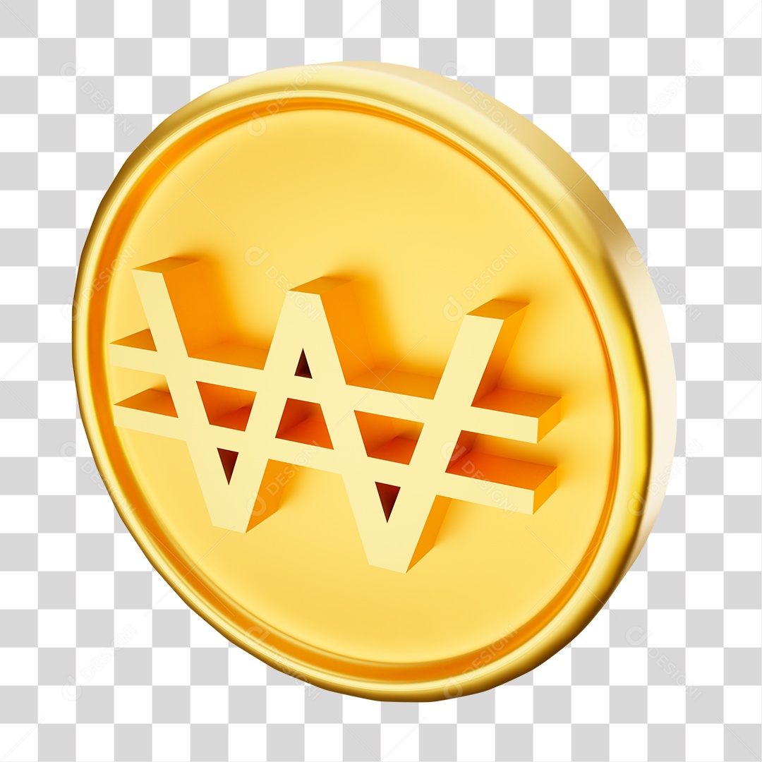 Criptomoeda Elemento 3D PNG Transparente