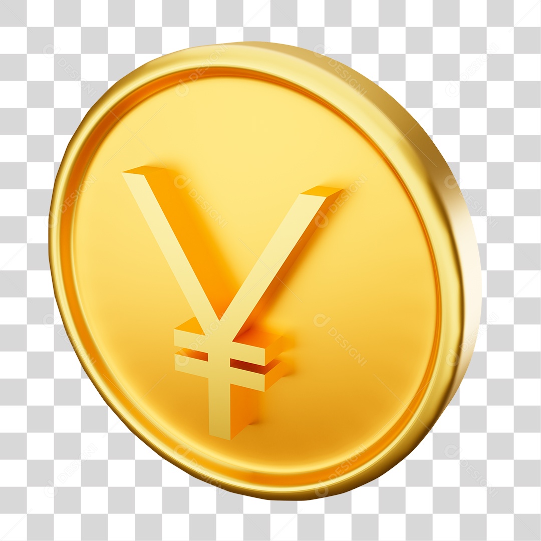 Criptomoeda Elemento 3D PNG Transparente