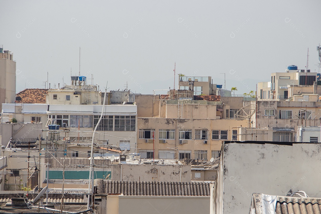 edifícios no bairro de Copacabana no Rio de Janeiro Brasil.