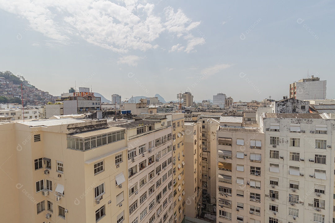 Edifícios no bairro de Copacabana no Rio de Janeiro Brasil.