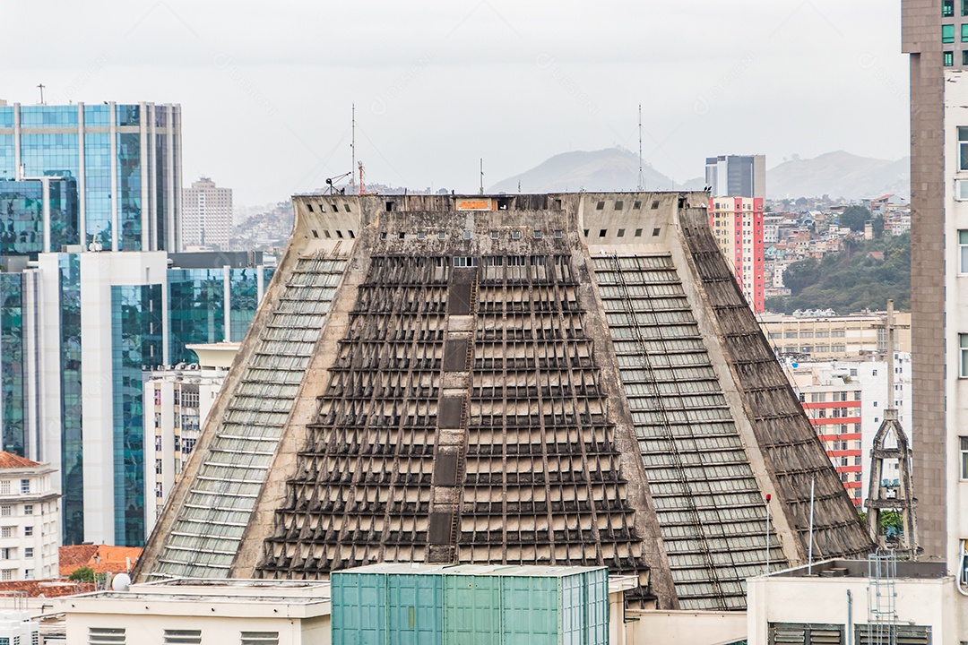 Edifícios no centro do Rio de Janeiro.