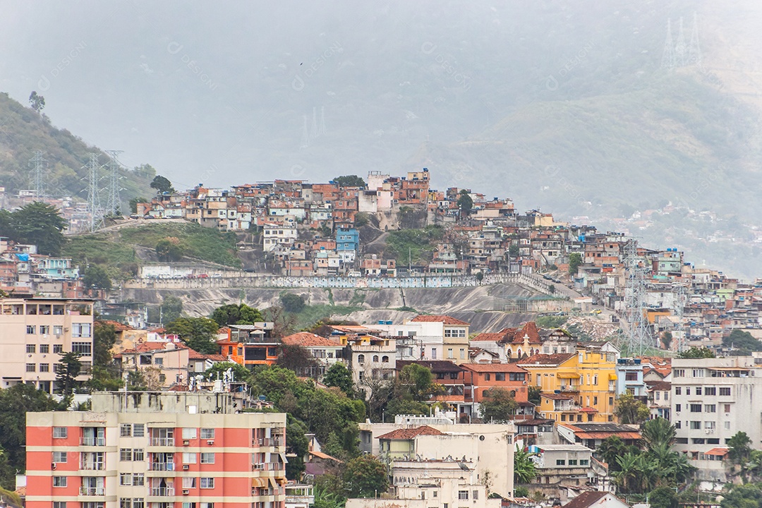 Favela Morro da Mineração no Rio de Janeiro.