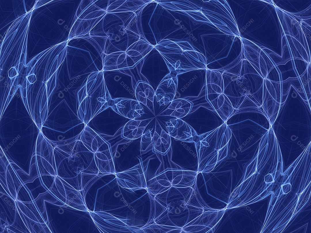 plasma azul abstrato brilhante, campo de alta frequência