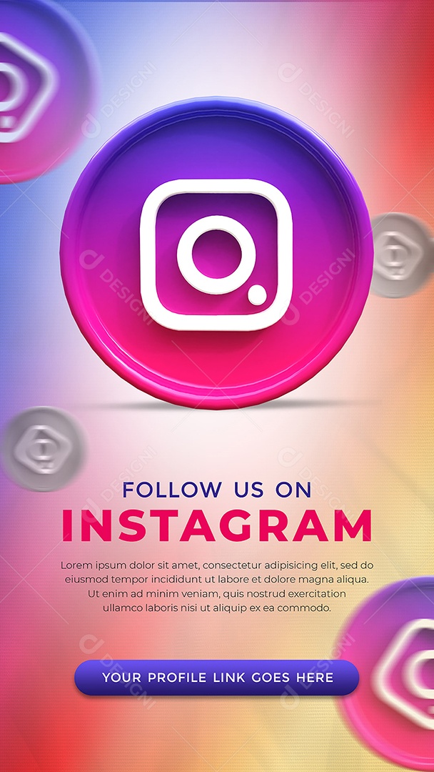 Story Social Media Perfil do Instagram Redes Social PSD Editável