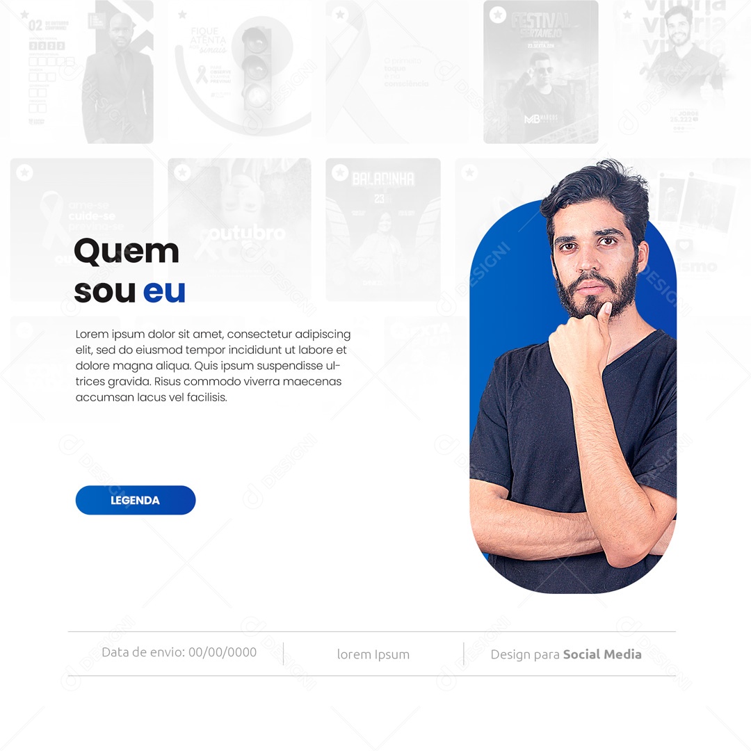 Social Media Design Designer Gráfico PSD Editável