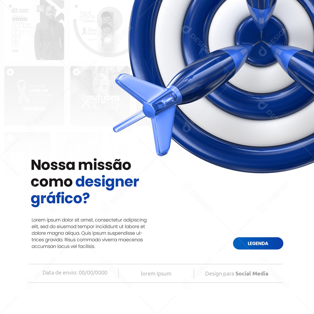 Design Designer Gráfico Social Media PSD Editável