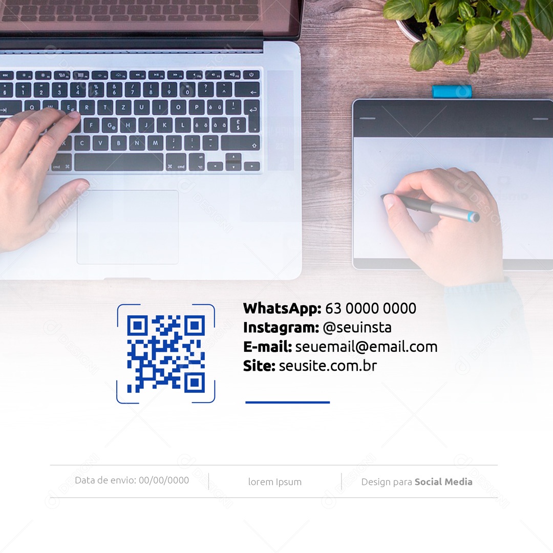 Social Media Design Designer Gráfico PSD Editável