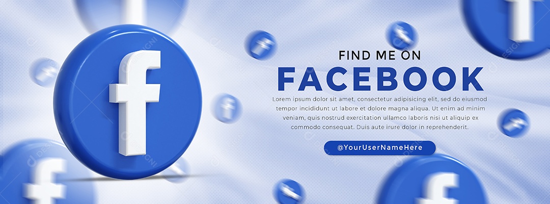 Banner Perfil do Facebook Redes Sociais Social Media PSD Editável