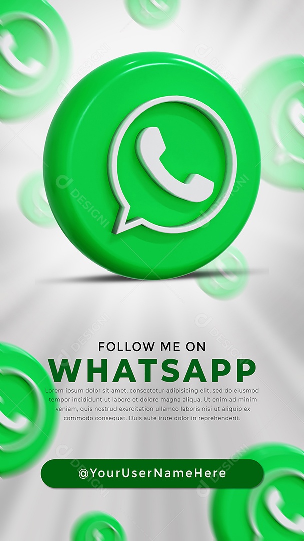 Story Perfil do Whatsapp Redes Sociais Social Media PSD Editável