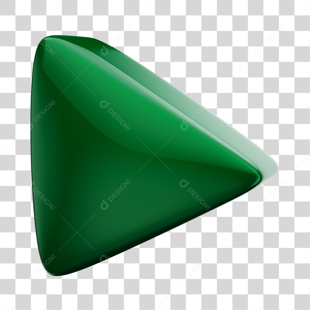 Player Áudio e Vídeo Verde Elemento 3D