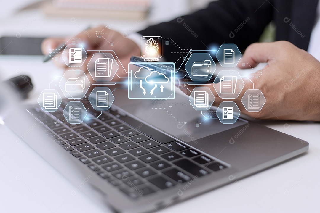 Digitalização de impressão digital e autenticação biométrica