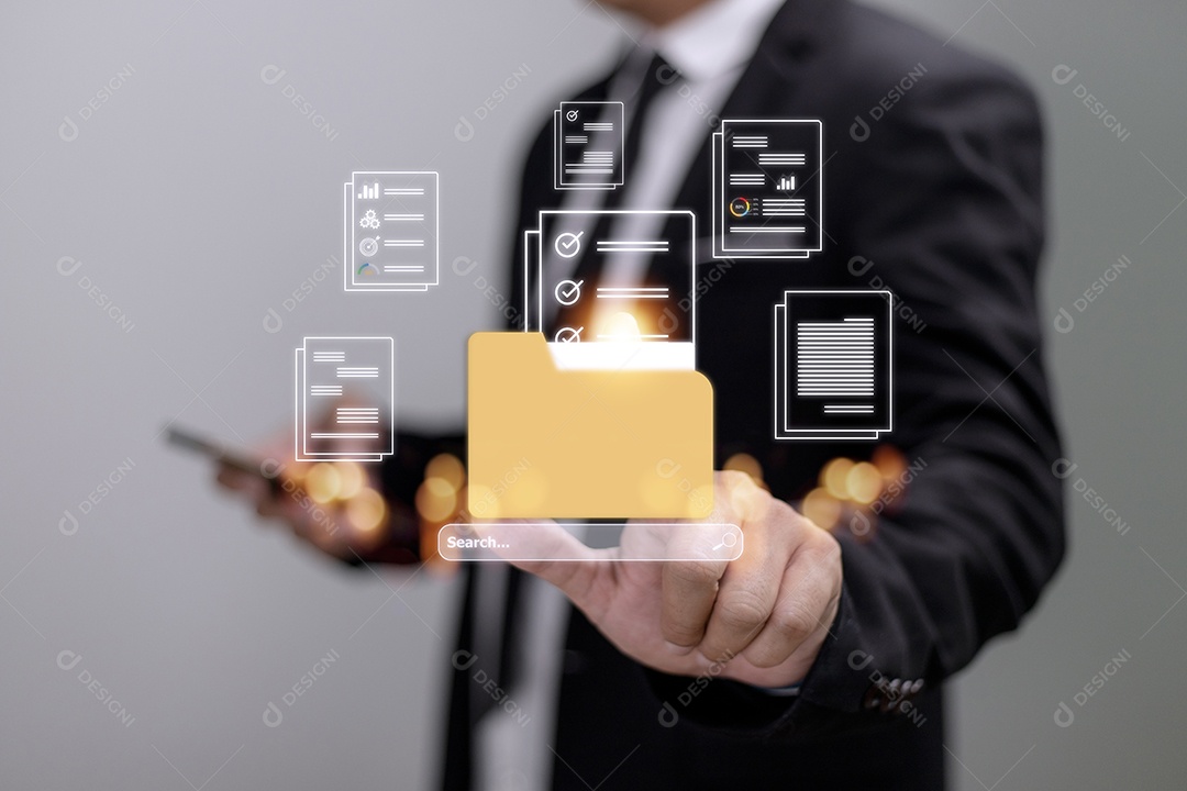 Carregar documentos da pasta. Abra a pasta de arquivos voador