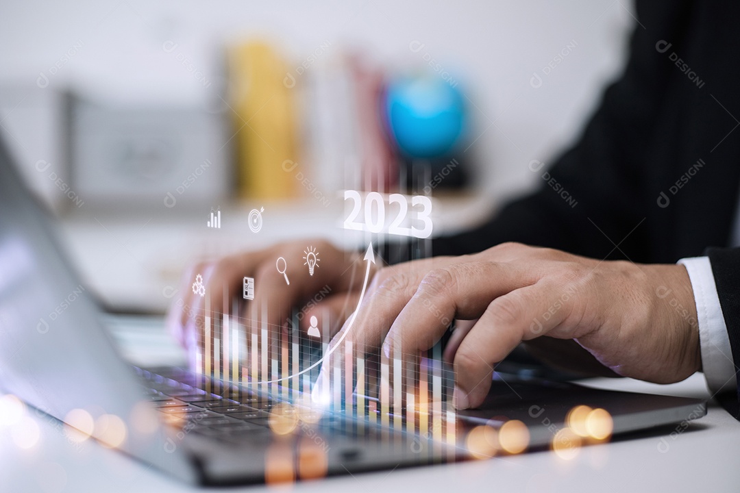 Meta de negócios e tecnologia estabelece metas e conquista em 2023