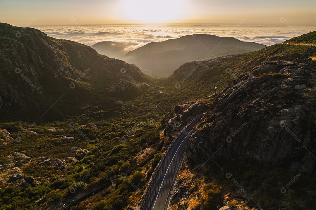 Vista aérea da Serra da Estrela, Serra da Estrela