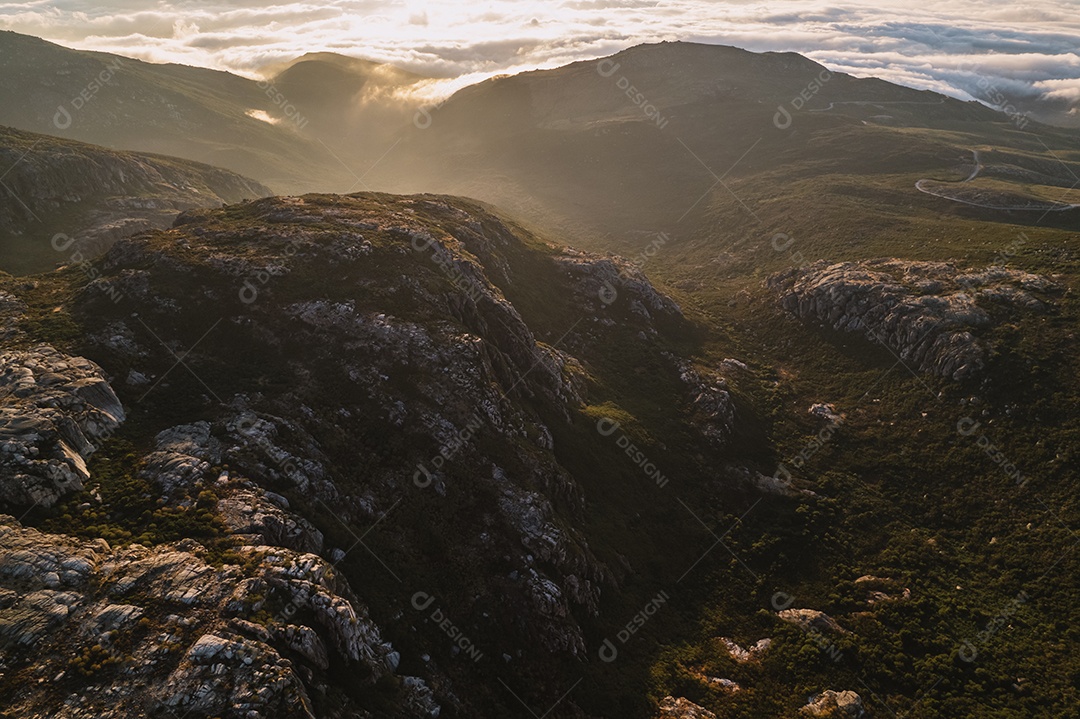 Vista aérea da Serra da Estrela, Serra da Estrela