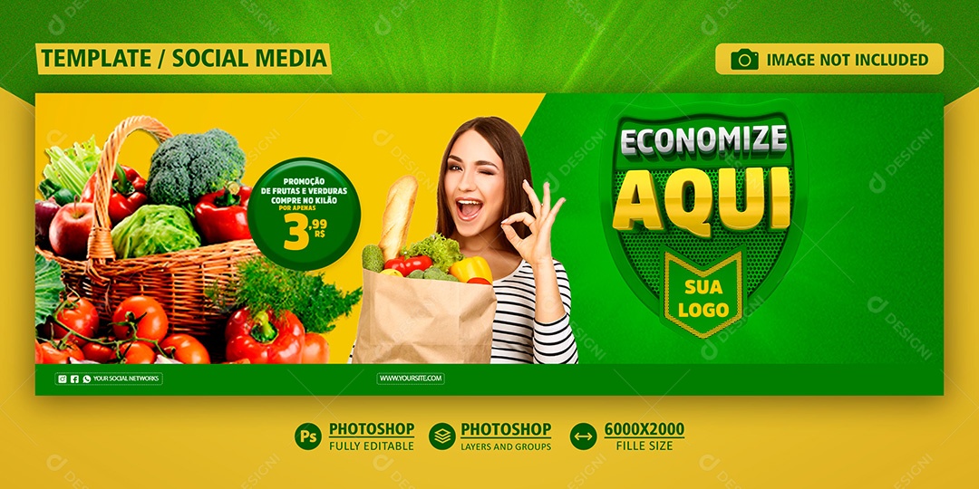 Economize Aqui Venha Conferir Essa Promoção Social Media PSD Editável