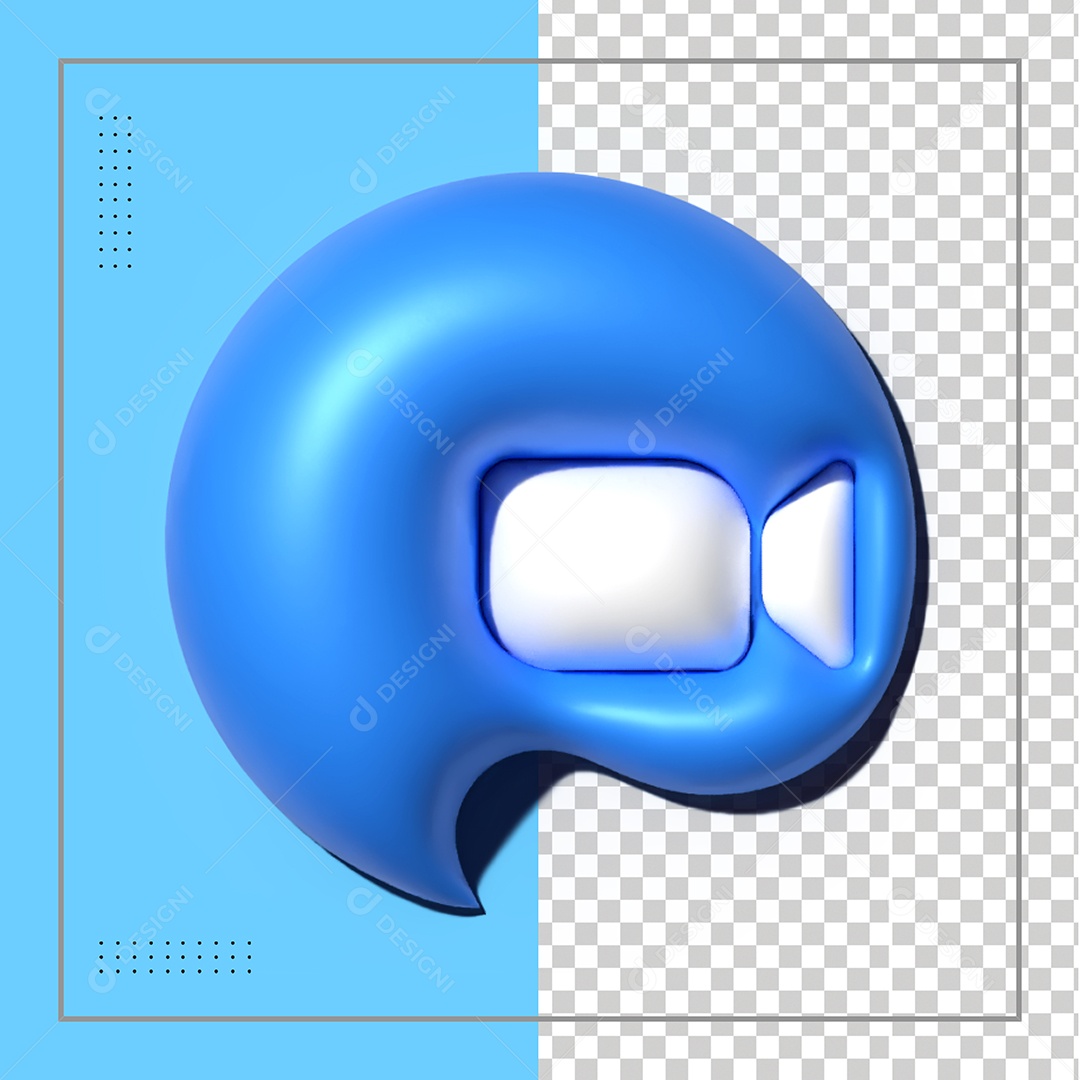 Zoom Elemento 3D Para Composição PSD