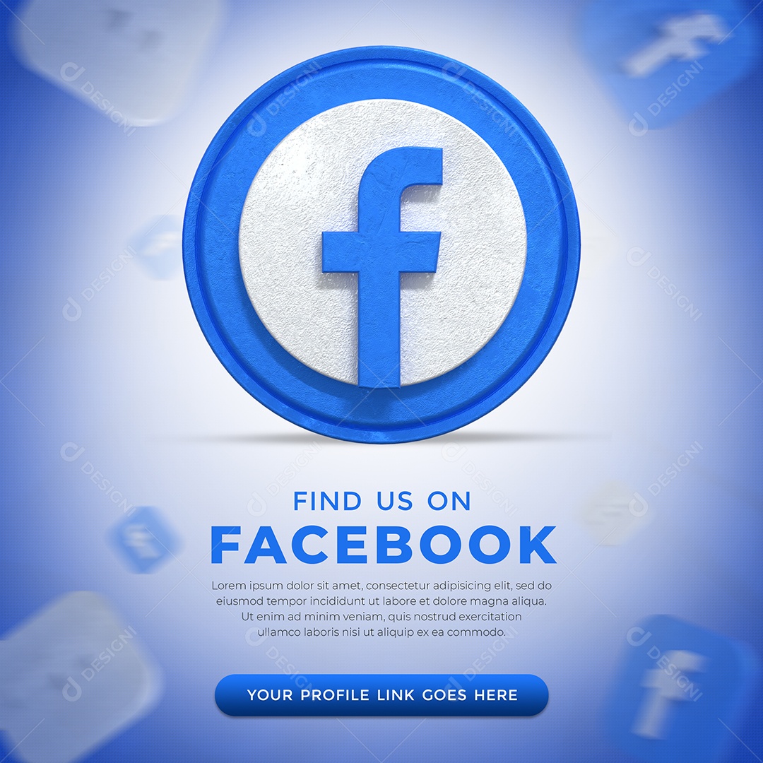 Social Media Perfil do Facebook Redes Sociais PSD Editável