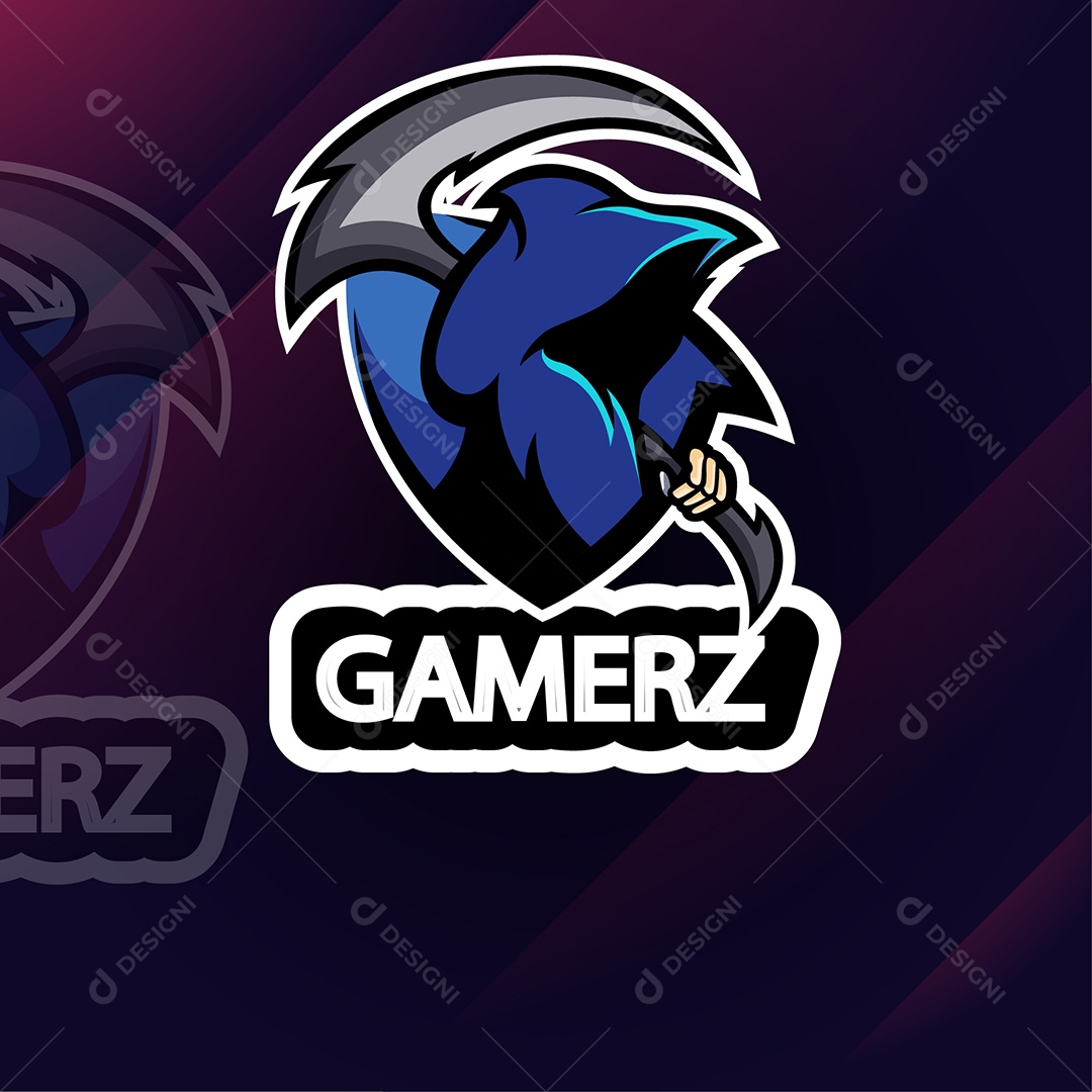 Mascote de homem para design de logotipo de jogos esportivos e esportes