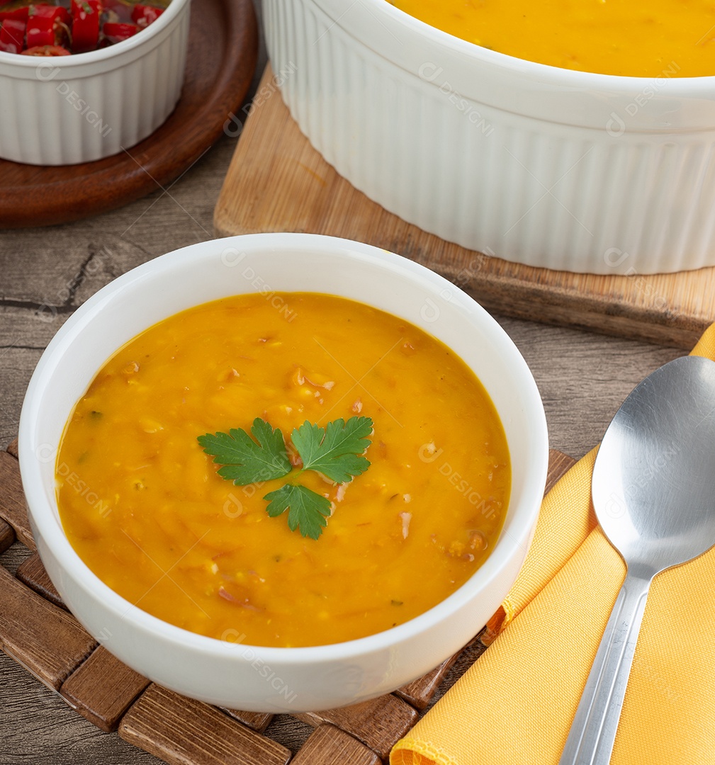 Kabocha típico brasileiro com carne seca.