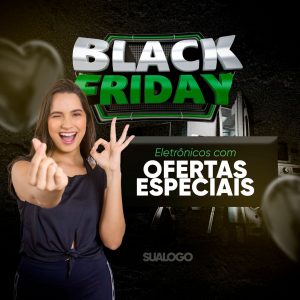Black Friday Ofertas Epeciais Social Media PSD Editável