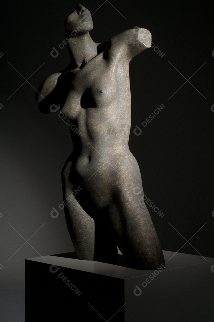 Estatua de mulher nua Vênus de Milo