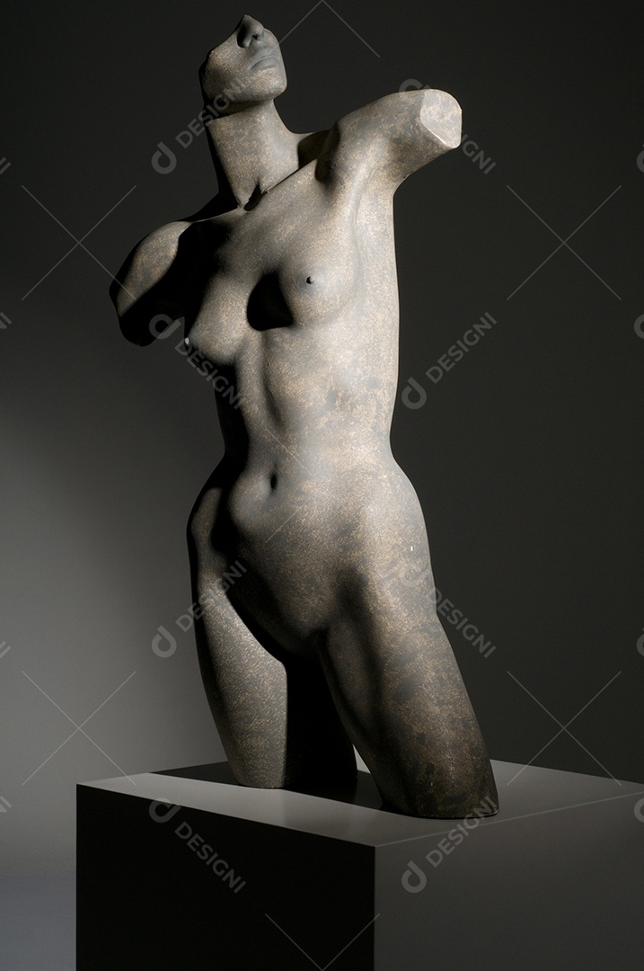 Estatua de mulher nua Vênus de Milo