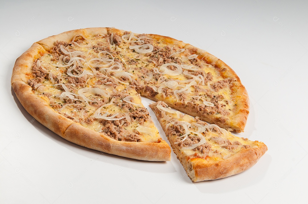 Pizza comida assada ao forno a lenha