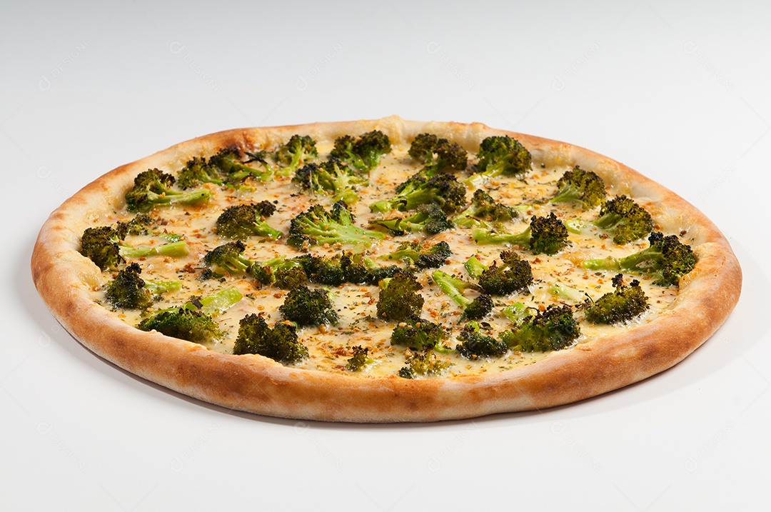 Pizza comida assada ao forno a lenha