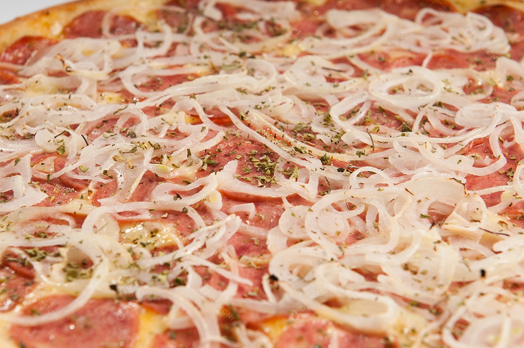 Pizza comida assada ao forno a lenha