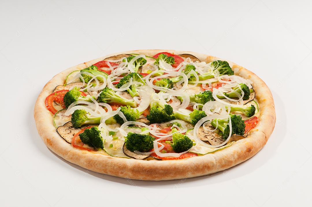 Pizza comida assada ao forno a lenha