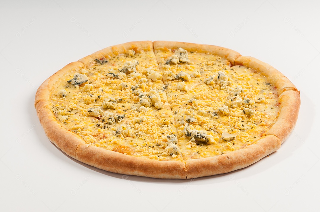 Pizza comida assada ao forno a lenha