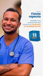 Story Dia Nacional do Fisioterapeuta e do Terapeuta Ocupacional Social Media PSD Editável