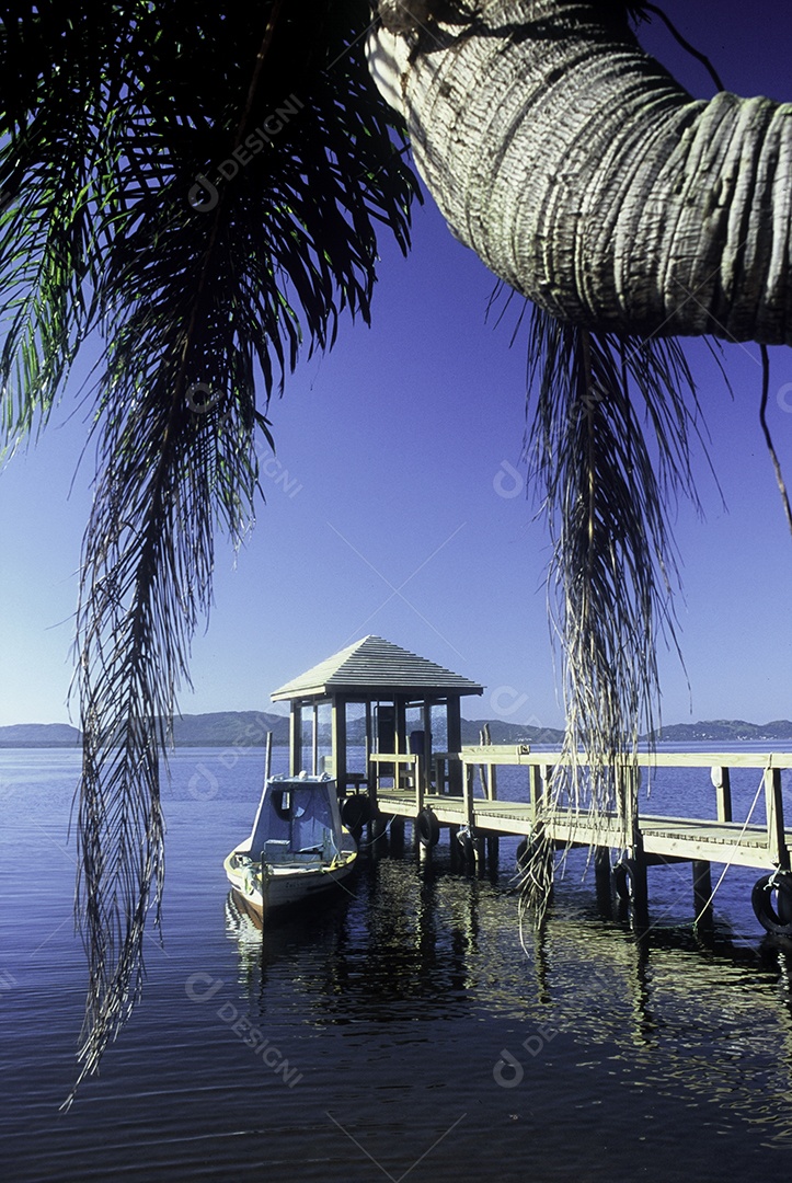 Barcos chegando sobre superfície