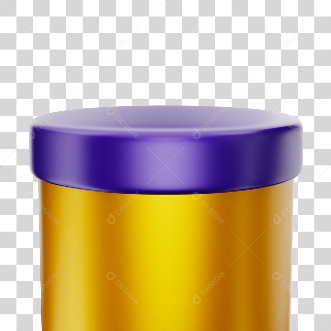 Podium 3D Para Composição PNG